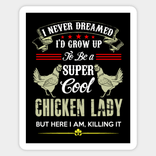 Chicken Lady Sticker